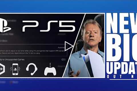 PLAYSTATION 5 ( PS5 ) - NEW PS5 VRR UPDATE IS OFFICIAL / NEW PS5 UPDATE TODAY / GHOSTBUSTERS PS5 /..