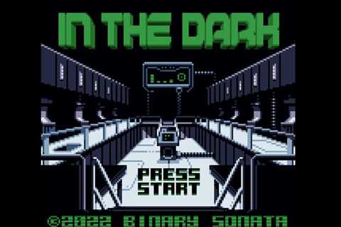 In the Dark is a retro puzzle game for Game Boy Color that's now open for pre-orders