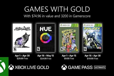 Hue and Another Sight are among the Xbox Games With Gold for April 2022