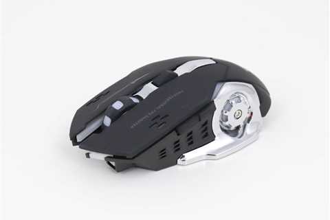 Silent wireless gaming mouse has three settings for sensitivity for gaming. Auto Merch Mart