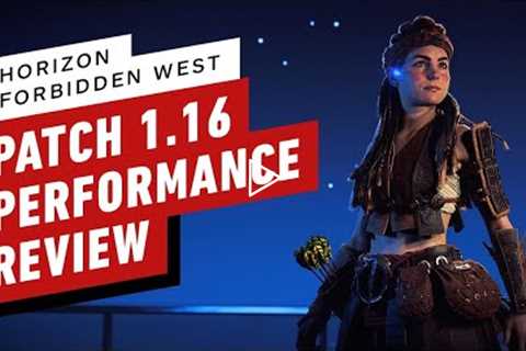 Horizon Forbidden West Update 1.16 Performance Review