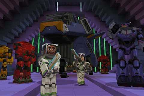 Minecraft Lightyear DLC Out Now With Buzz Crashing On Alien Planet