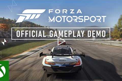 Forza Motorsport - Official Gameplay Demo - Xbox & Bethesda Showcase 2022