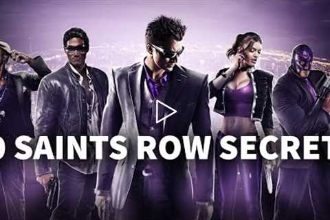 10 Things you didn't know about Saints Row
