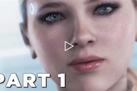 DETROIT BECOME HUMAN Walkthrough Gameplay Part 1 - INTRO (PS4 Pro)