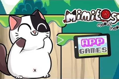 ADORABLE CAT GAME! | Mimitos | (App Games) | Marielitai Gaming