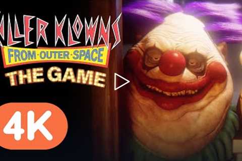 Killer Klowns from Outer Space The Game — Official Reveal Trailer (4K) | gamescom 2022