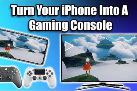 Turn Your iPhone Or iPad Into A Gaming Console - HDMI+Controller+Apple Arcade=Awesome!