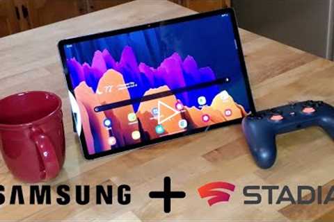 Google Stadia on Samsung Tab S7 Plus!?