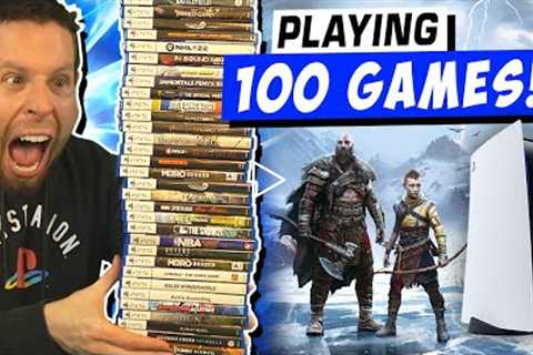 I played 100 PLAYSTATION 5 Games in ONE VIDEO!