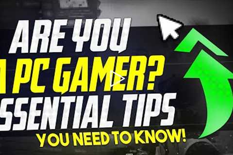 Quick PC GAMING Tips EVERYONE should know! 🔧✅