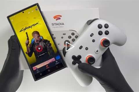 Google Stadia Premiere Edition Full Unboxing + Gameplay Cyberpunk 2077