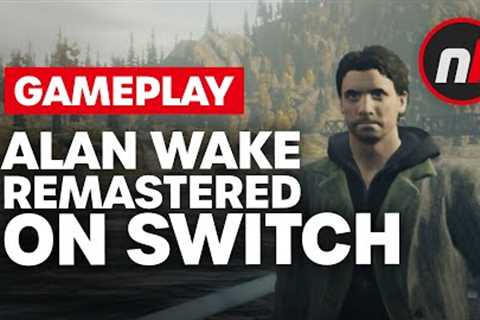 Alan Wake Remastered Nintendo Switch Gameplay