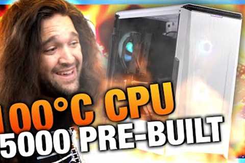 Pure Incompetence: $5,000 Pre-Built Gaming PC Filled with Mistakes (Skytech Mark 9)