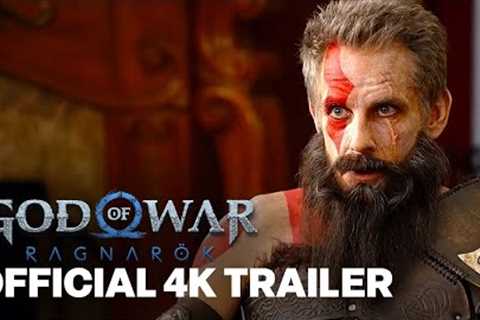 God of War Ragnarök | 4K Parents Trailer with Ben Stiller, LeBron James, and John Travolta