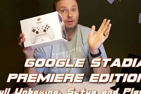 Google Stadia Premiere Edition - Unbox, Setup and Playing Games!