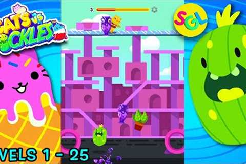 Cats vs Pickles Game App Level 1-25 | Smiles Giggles Laughs iPhone iPad Gameplay