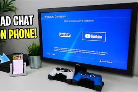 How to STREAM ON TWITCH AND YOUTUBE WITH PS4 (BEST SETTINGS) (EASY METHOD)