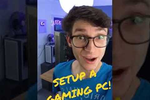 How To PROPERLY Set Up Your Gaming PC ! #shorts