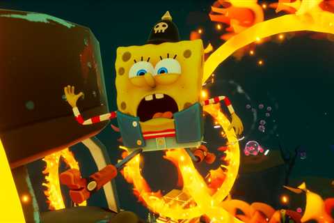 Restore the Very Fabric of the Universe in SpongeBob SquarePants: The Cosmic Shake, Available Now..