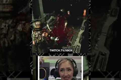 When she screamed, we felt that. Watch us live on Twitch.tv/Xbox every weekday!