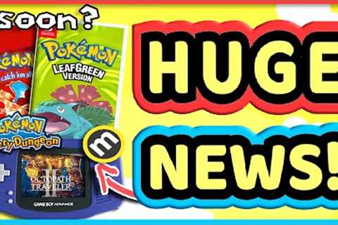 HUGE Gba Pokemon Games For Nintendo Switch Online?! | NEW Switch Game reviews Are EXCITING!