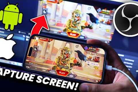 How to STREAM Phone Gameplay Screen in OBS (BEST QUALITY 2023)