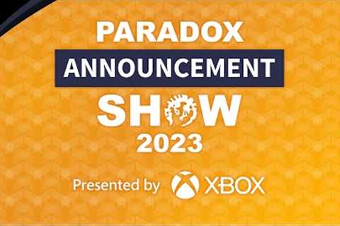 Paradox Announcement Show 2023