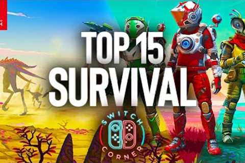 Top 15 Survival Games On Nintendo Switch! Open World Survival 2023!