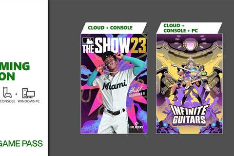 Coming to Xbox Game Pass: MLB The Show 23 and Infinite Guitars