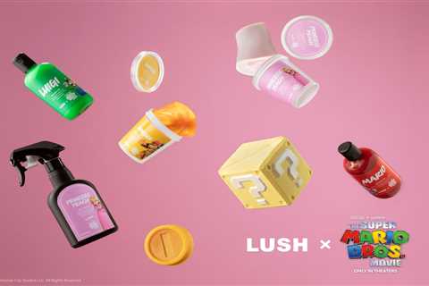 Gamers go wild for Lush’s must buy Mario products