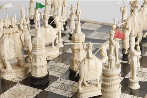 What are nice chess sets made of?