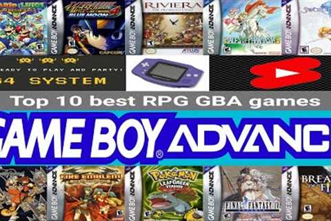 top 10 best RPG GBA games #Shorts