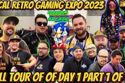 COME WITH ME FOR A FULL TOUR OF SOCAL RETRO GAMING EXPO 2023 PART 1 OF 3