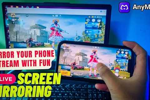 Best Screen Mirroring software for Live Stream PUBG/BGMI mobile on PC/ with OBS using AnyMiro