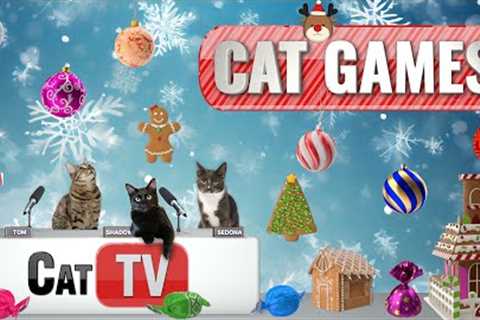 CAT Games | Whisker Wonderland: A Magical Christmas Adventure for Cats! 🎄🐾 | 4K Video For Cats 😼