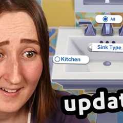 they FINALLY fixed the sink glitch (base game update!)