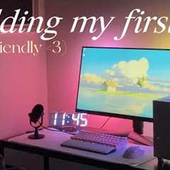 building my first gaming pc + setting up my desk (idiot friendly)