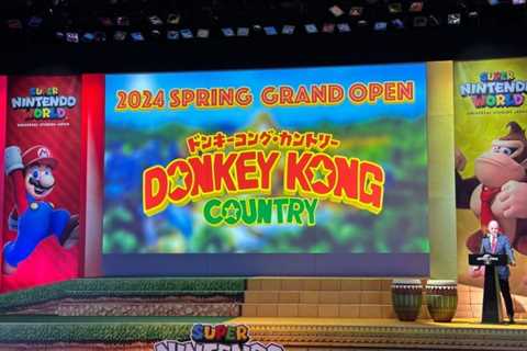 Super Nintendo World’s Donkey Kong Country Opens At Universal Studios Japan In Spring 2024