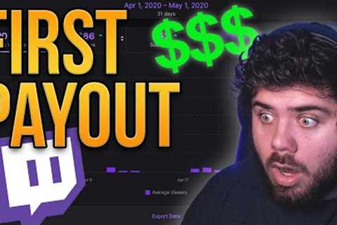 How Much MONEY Do Small Twitch Streamers Make? | My First Twitch Payout!