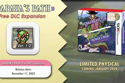 3DS Title Fragrant Story Launches “Free DLC Expansion” Papaya’s Path