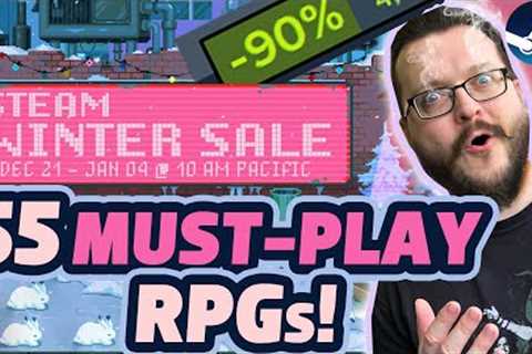 Steam WINTER SALE 2023! 55 Must-Play RPG Games!