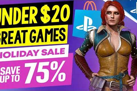 12 AMAZING PSN Game Deals UNDER $20! PSN HOLIDAY SALE 2023 Great CHEAPER PS4/PS5 Games to Buy!