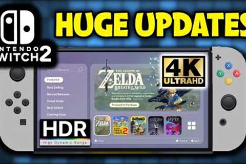 BIG Nintendo Switch 2 Updates! Enhanced Games, Nintendoflix, Screen Technology, & More!