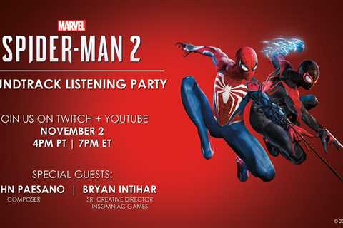 Marvel’s Spider-Man 2 Soundtrack Listening Party streaming Nov 2