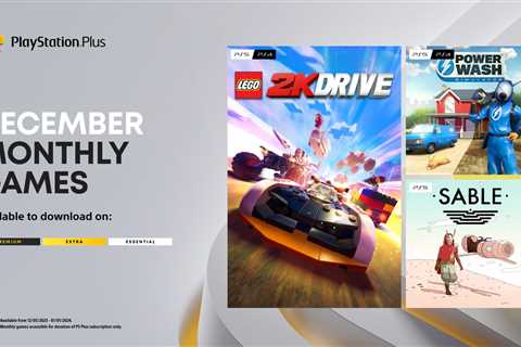 PlayStation Plus Monthly Games for December: Lego 2K Drive, Powerwash Simulator, Sable