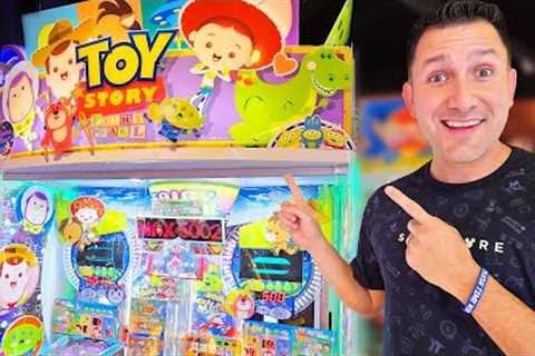 Toy Story Arcade Games and Awesome Toy Story Prize!!!