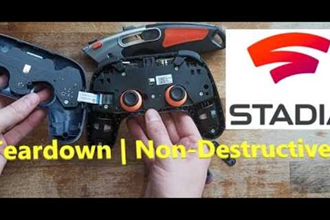 Stadia Controller TearDown | Non-Destructive | Battery Replacement