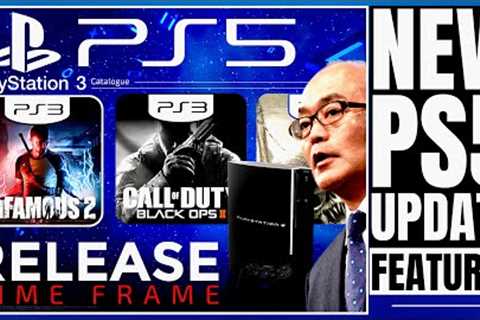 PLAYSTATION 5 - NEW PS5 UI UPDATE FEATURES! / NEW PS3 ON PS5 BACKWARDS COMPATIBILITY RELEASE TIME!?…