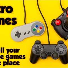 How to play all the retro and arcade games at one place in just one click